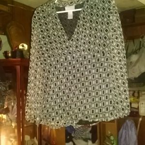 Beautiful black and grey top