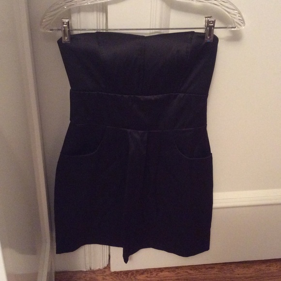 Strapless Little Black Dress