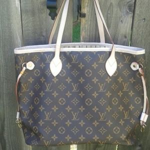 Brown mongram neverfull bag