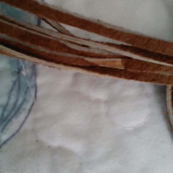 Belt with suede fringe - Picture 3 of 3
