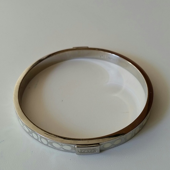Authentic Coach signature bangle bracelet