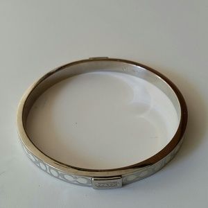 Authentic Coach signature bangle bracelet