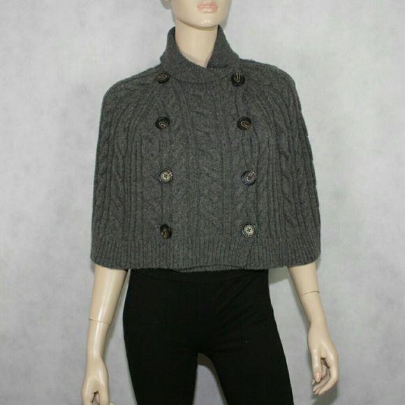 MICHAEL MICHAEL KORS womens poncho sweater