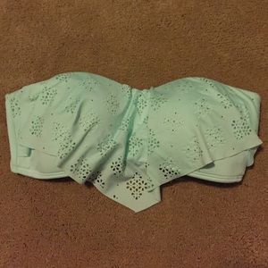 Teal bathing suit top