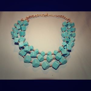 Stella + Ruby graduated turquoise necklace