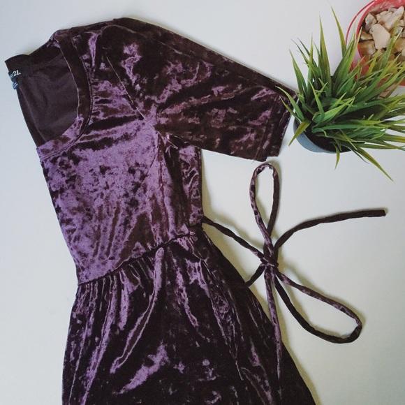 Crushed Velveteen Babydoll Top