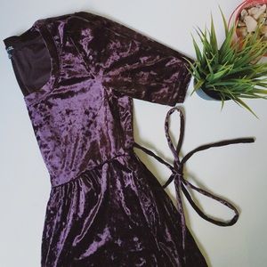 Crushed Velveteen Babydoll Top