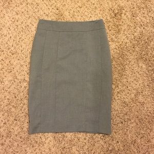 Gray Pencil skirt