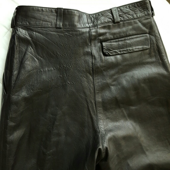 Vintage 80's Gianni Versace original leather pants - Picture 3 of 4