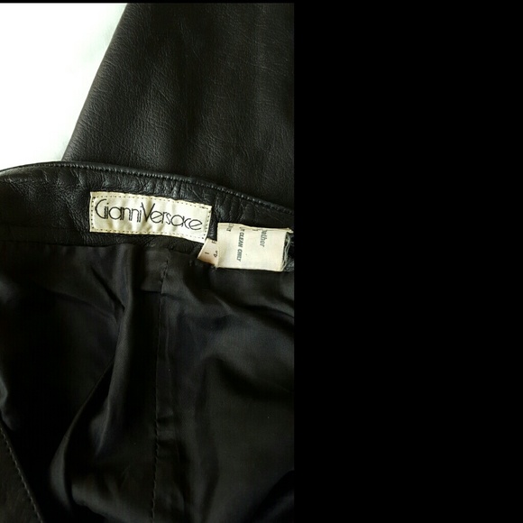 Vintage 80's Gianni Versace original leather pants - Picture 4 of 4