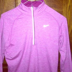 Pink Dri Fit Nike Half Zip!