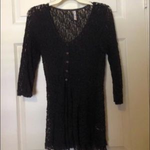 Free People lace tunic size large