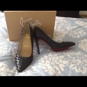 Black Studded Christian Louboutin Heels