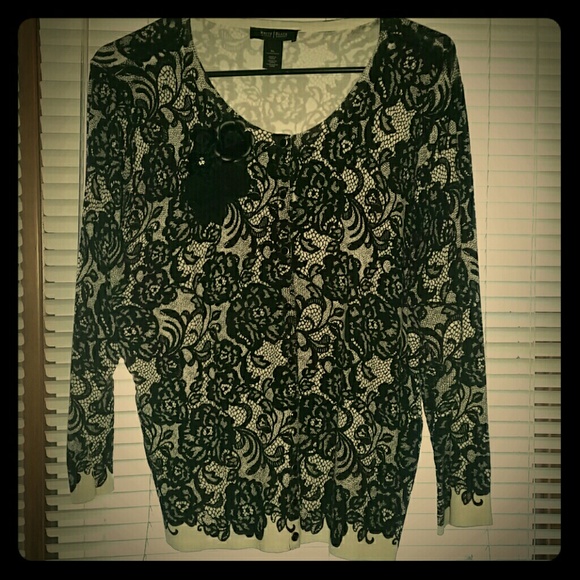 White House Black Market Snap Front Cardigan