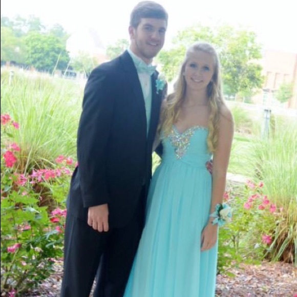 Light blue dress