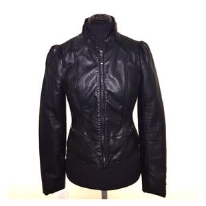 Faux leather jacket