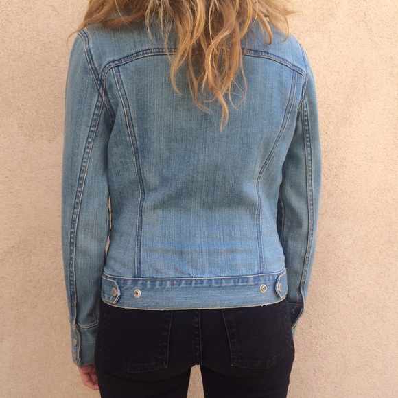 🚫SOLD: Levi's Denim Motorcycle Jacket 🚫 - Picture 3 of 4