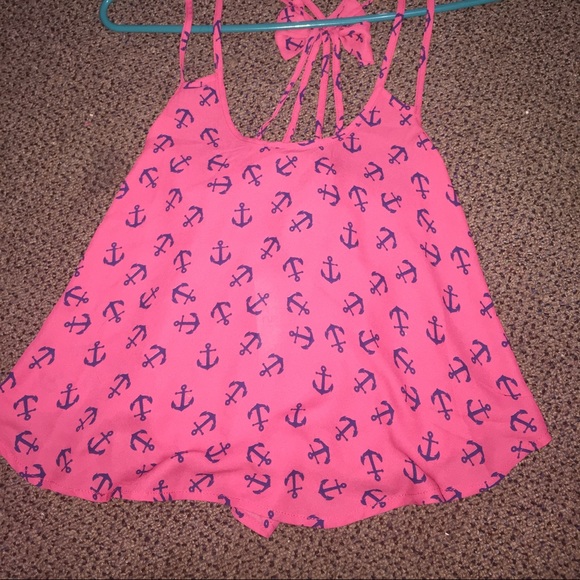 Rue 21 pink anchor top