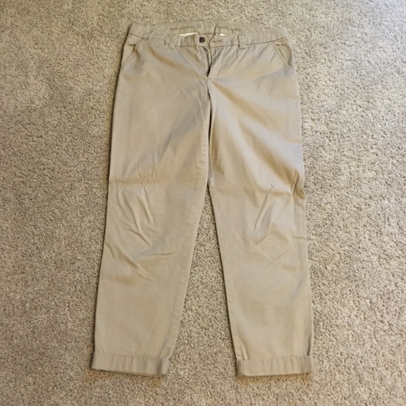 Gap broken-in straight khakis