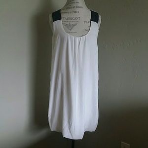 ZARA BASIC white dress
