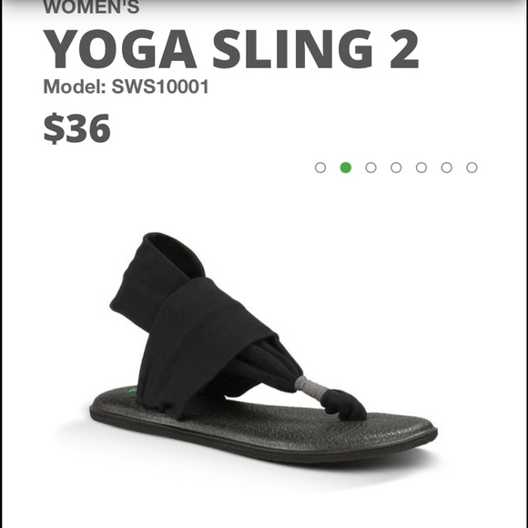 ISO SANUK BLACK YOGA SLING SANDALS💁🏻🌾🌵