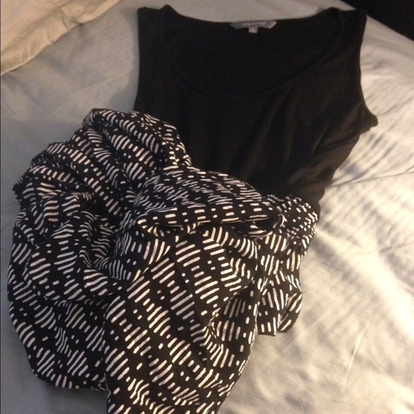 Long black tank top dress - Picture 1 of 3