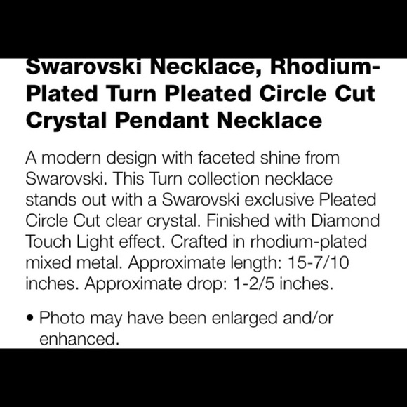 Crystal Swarovski pendent