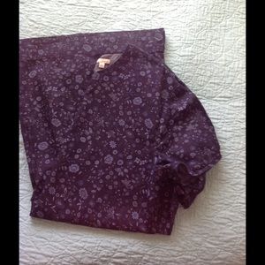 Navy drop waist dress