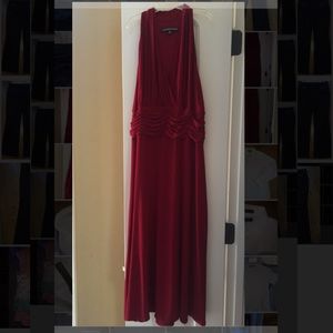 Wine Burgundy Red Dress size 10 JONES WEAR DRESS
