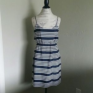 J. CREW nautical striped dress