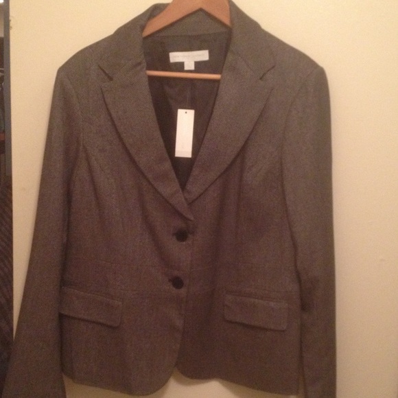 NY&CO Black and Grey Tweed Blazer - Picture 3 of 4