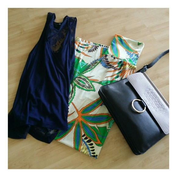 colorful Pants - Tropical palazzos