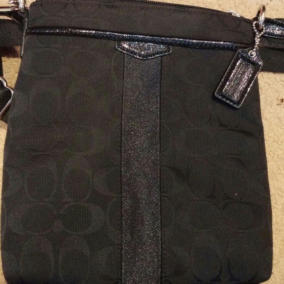 Black Coach crossbody