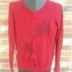 Ann Taylor burgundy sweater