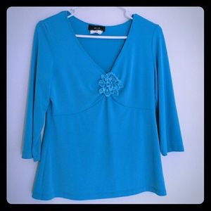 3/4 Sleeve Dressy Top