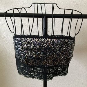 Pink VS strapless bra - Large