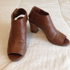 Mossimo Target booties with open toe