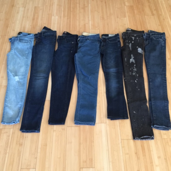 J Brand Denim - EUC SKINNY JEANS JBRAND PAIGE 7FAM GENETIC 24-26 J Brand Denim - EUC SKINNY JEANS JBRAND PAIGE 7FAM GENETIC 24-26