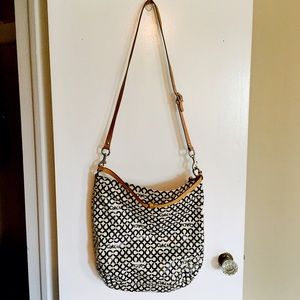 Coach Op Art "Leah" cross body 13341