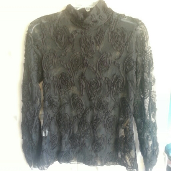 Rose lace shirt