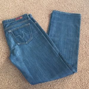 AG "The Kiss" jeans, size 30R, excellent condition
