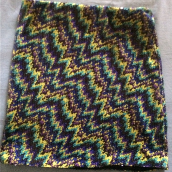 Colorful Sequence Skirt - Picture 1 of 1