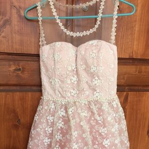 Pink dinner dress