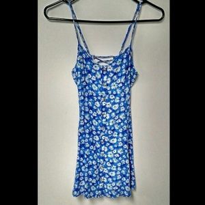 Lace up Back Fit and Flare American Eagle Dress