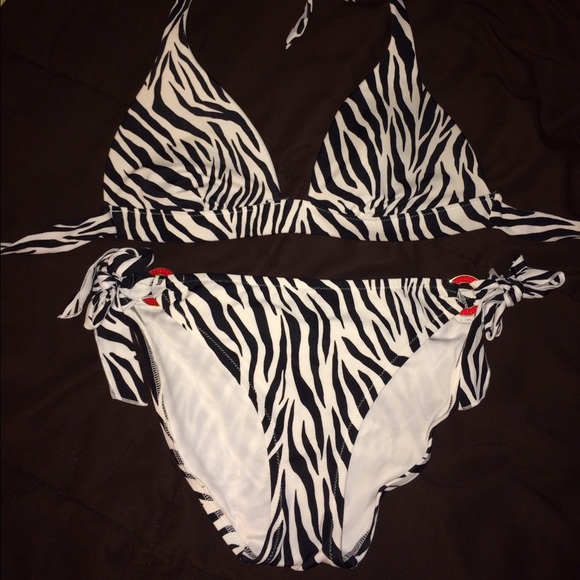 VS Zebra Bikini Set - Picture 1 of 1