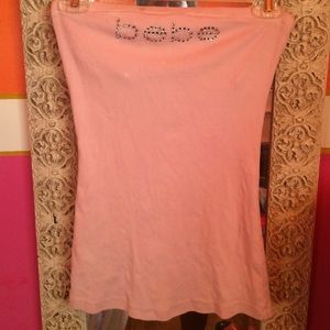 Pink BEBE TubeTop 💁🏽