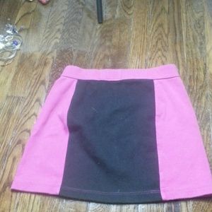 Black and pink skirt