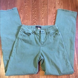 Christopher blue green pants - size 4