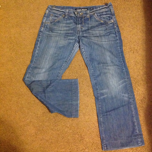 Miss Sixty size 34 flare leg jeans