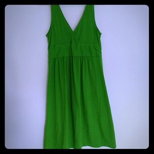Cotton Surplice Dress
